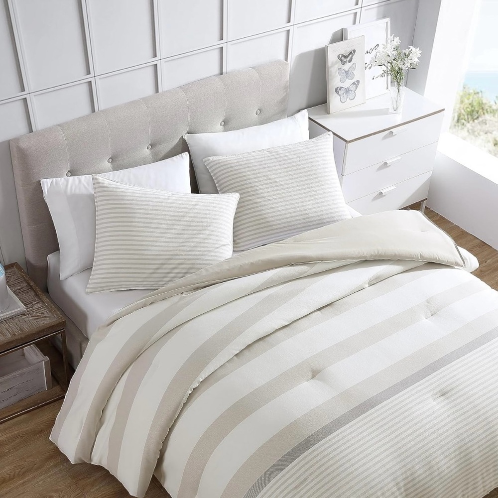 Nautica Saybrook Cotton Duvet Cover Set King - Picture 2 of 9
